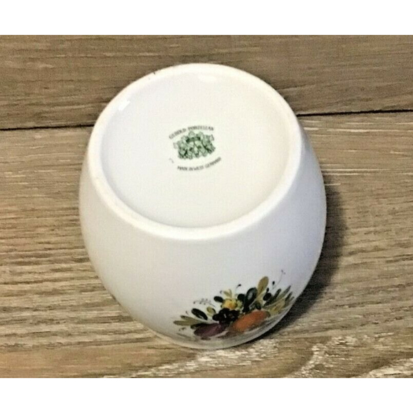 Gerold Porzellan Fruit Jam Pot with Lid West Germany #7883 (R-29) - Picture 6 of 6